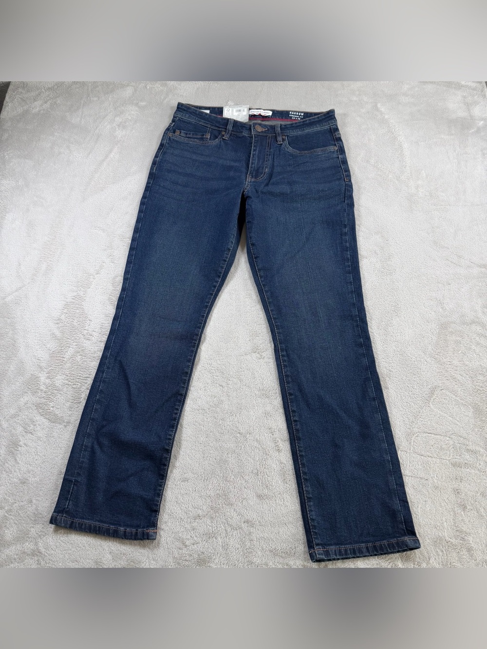 English Laundry Men's Harrow Straight Fit Jean Cotton Dark Blue Size 30x29
